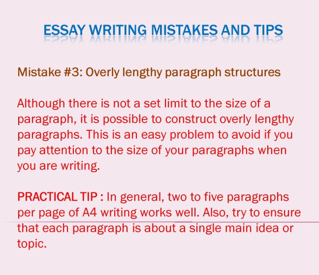 essay tips and tricks